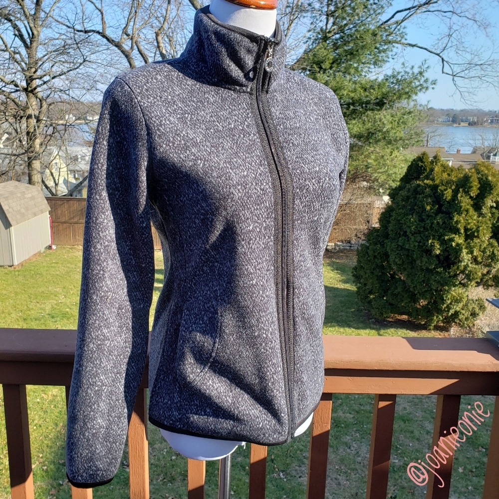 TWEEDS Fleece Jacket Charcoal Grey Size S - Picture 1 of 8